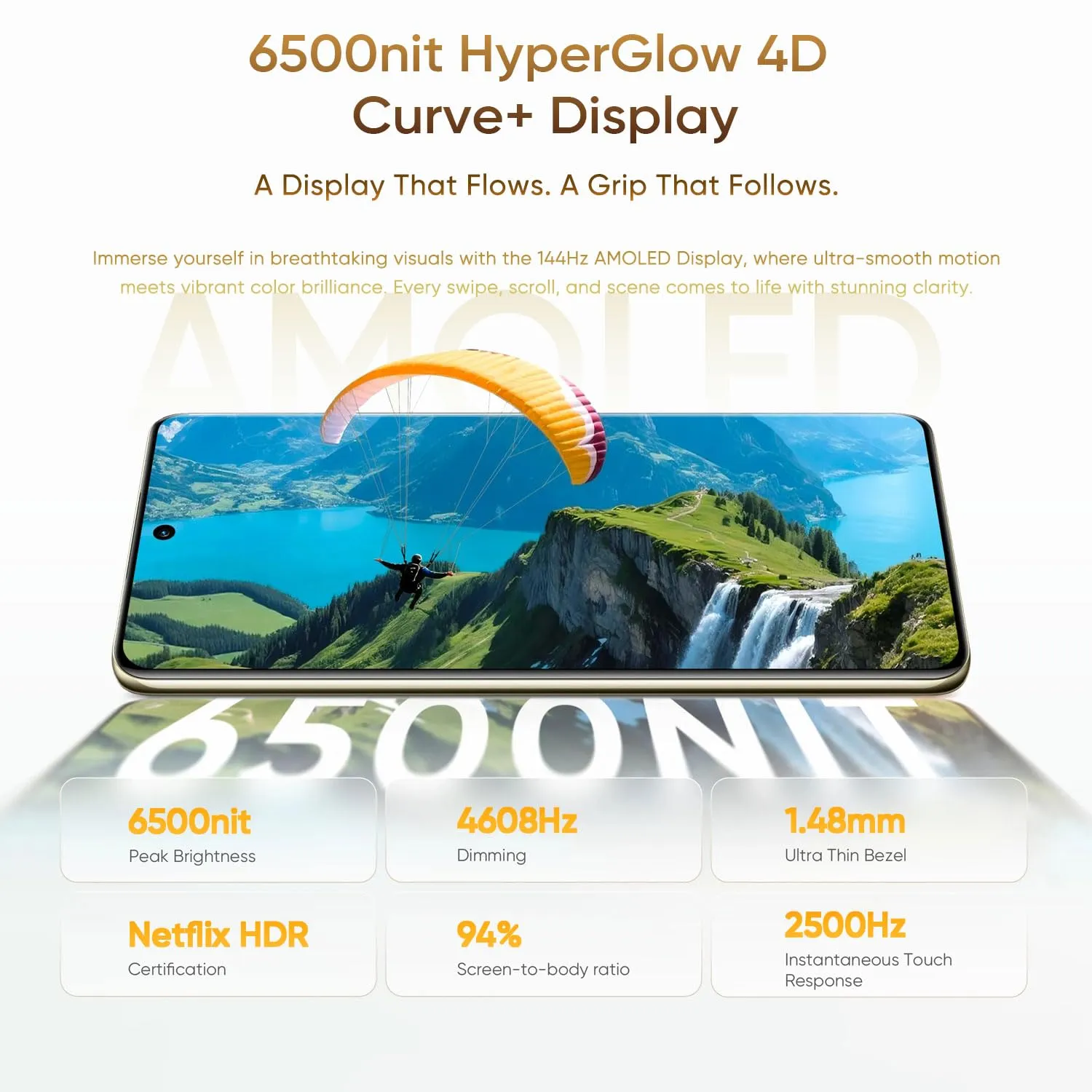 Realme 16 Pro+ (Master Gold, 8 GB RAM, 128 GB Storage) gallery image