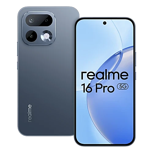 Realme 16 Pro 5G (Pebble Grey, 8 GB RAM, 256 GB Storage)